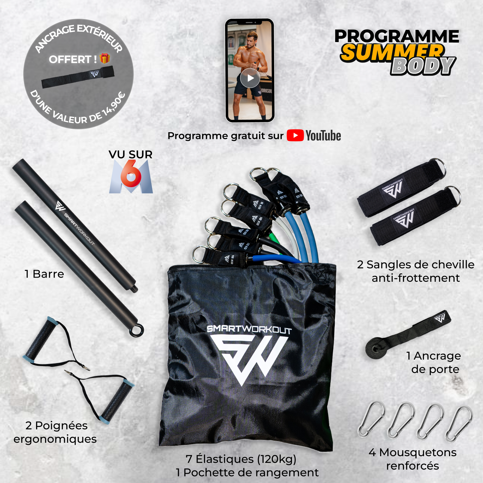 Poignée Taurus pour biceps et triceps - Taurus Fitness Poignée Taurus pour biceps et triceps - Taurus Fitness