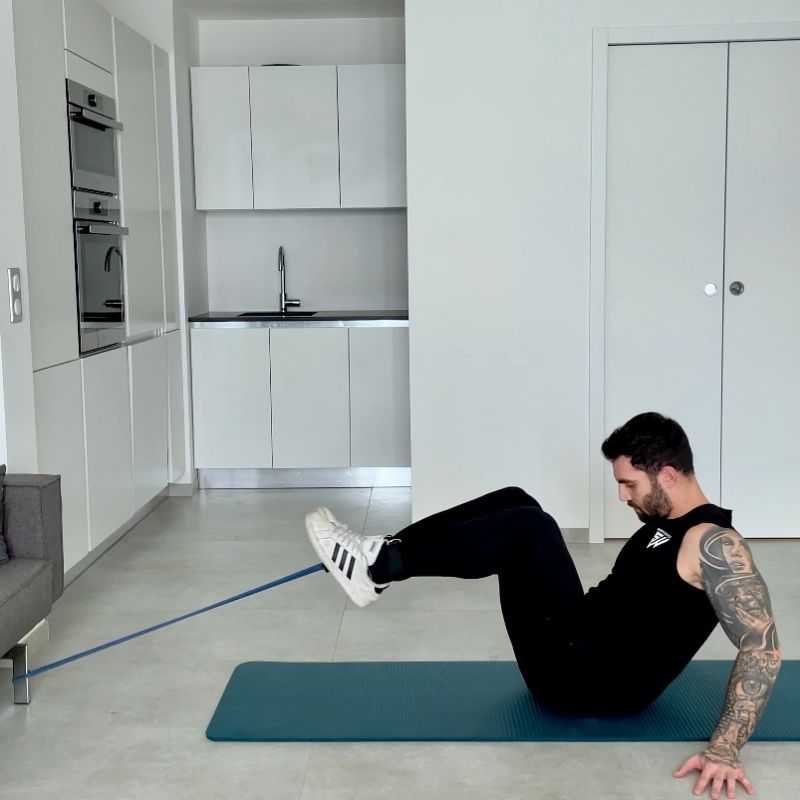 Exercice Abdos Elastique Musculation