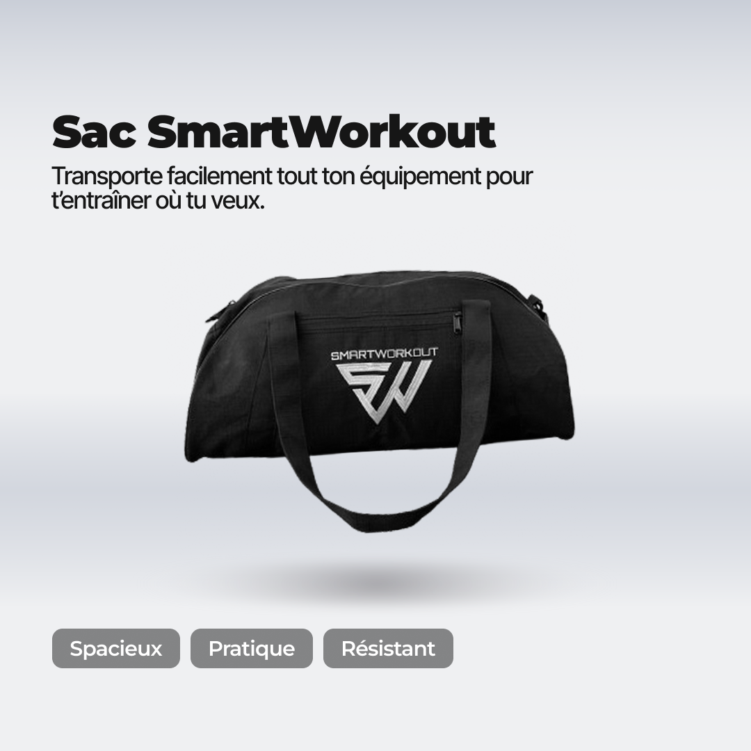 Sac Workout Routine Sac SmartWorkout - Adapté aux kit d'élastiques SmartWorkout