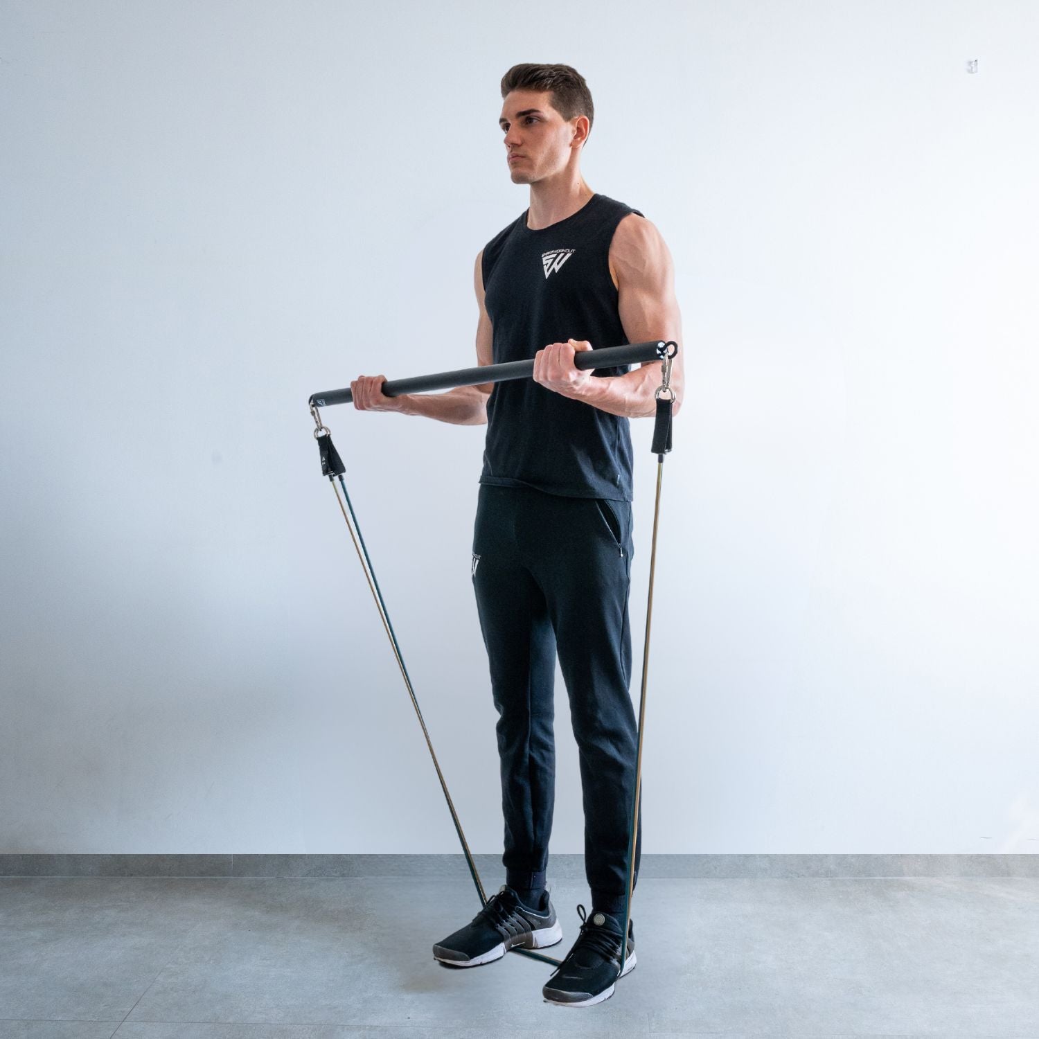 Kit Musculation À L'élastique Avec Planche Exercices Poids Du